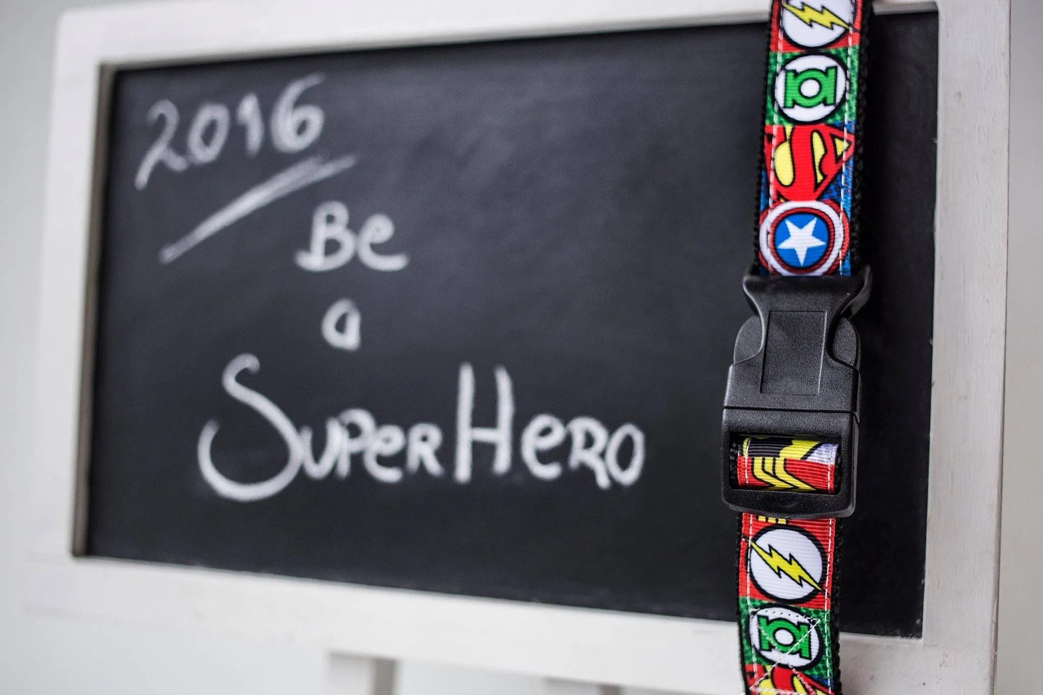 Super Heroes Dog Collar