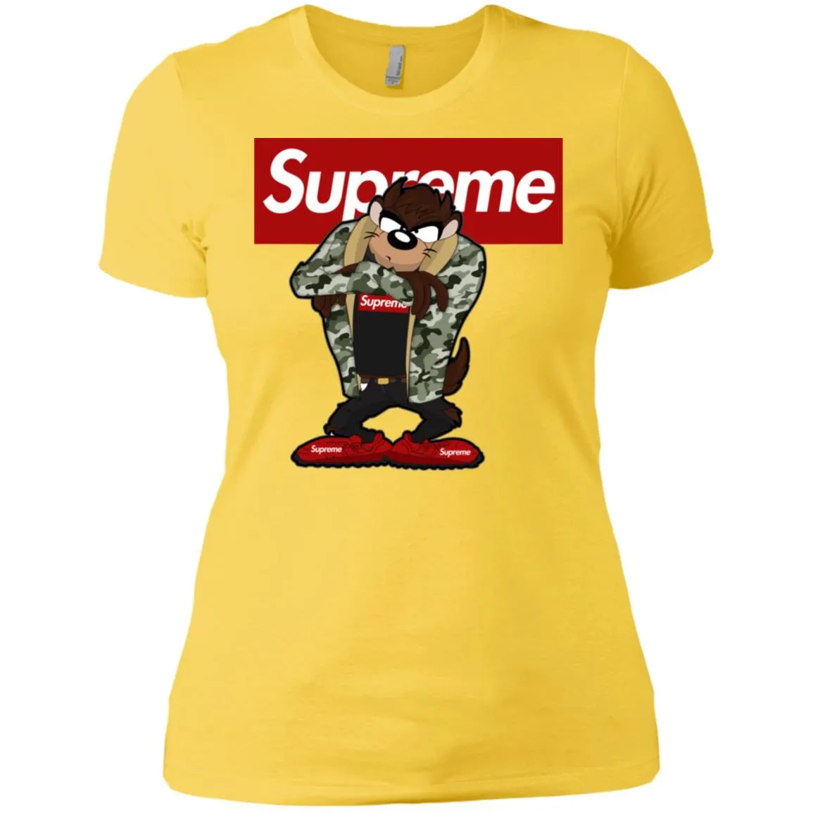 Supreme Hot Bear T-shirt Women Cotton T-Shirt