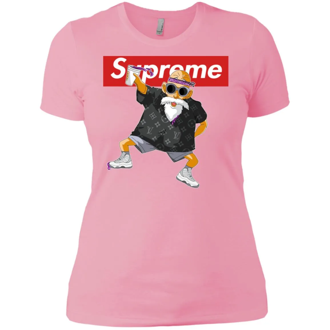 Supreme Kame Sennin Turtle Women Cotton T-Shirt