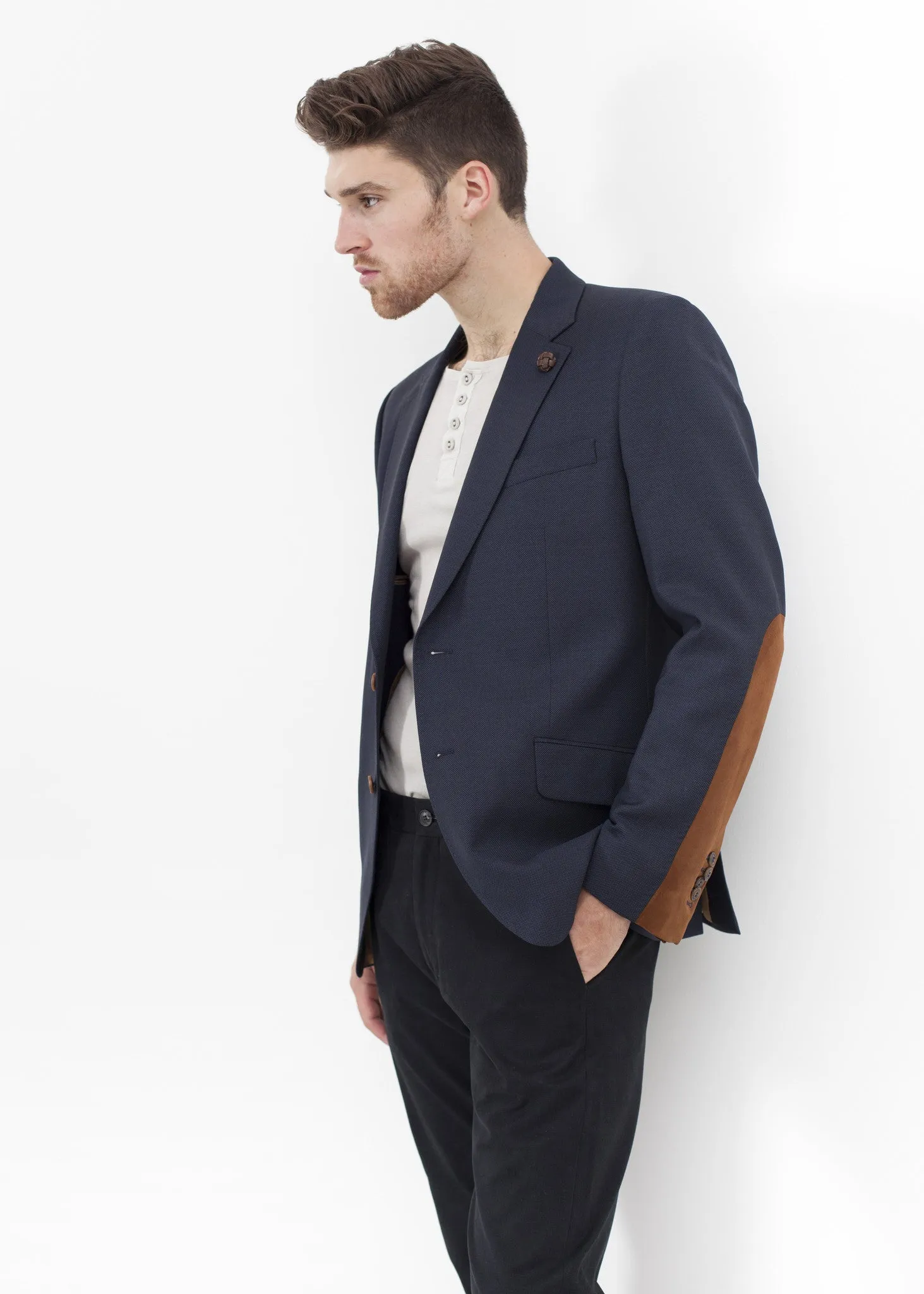 Swift Low Blazer in Navy