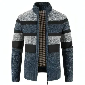 The Silas Knitted Cardigan Fleece - Multiple Colors