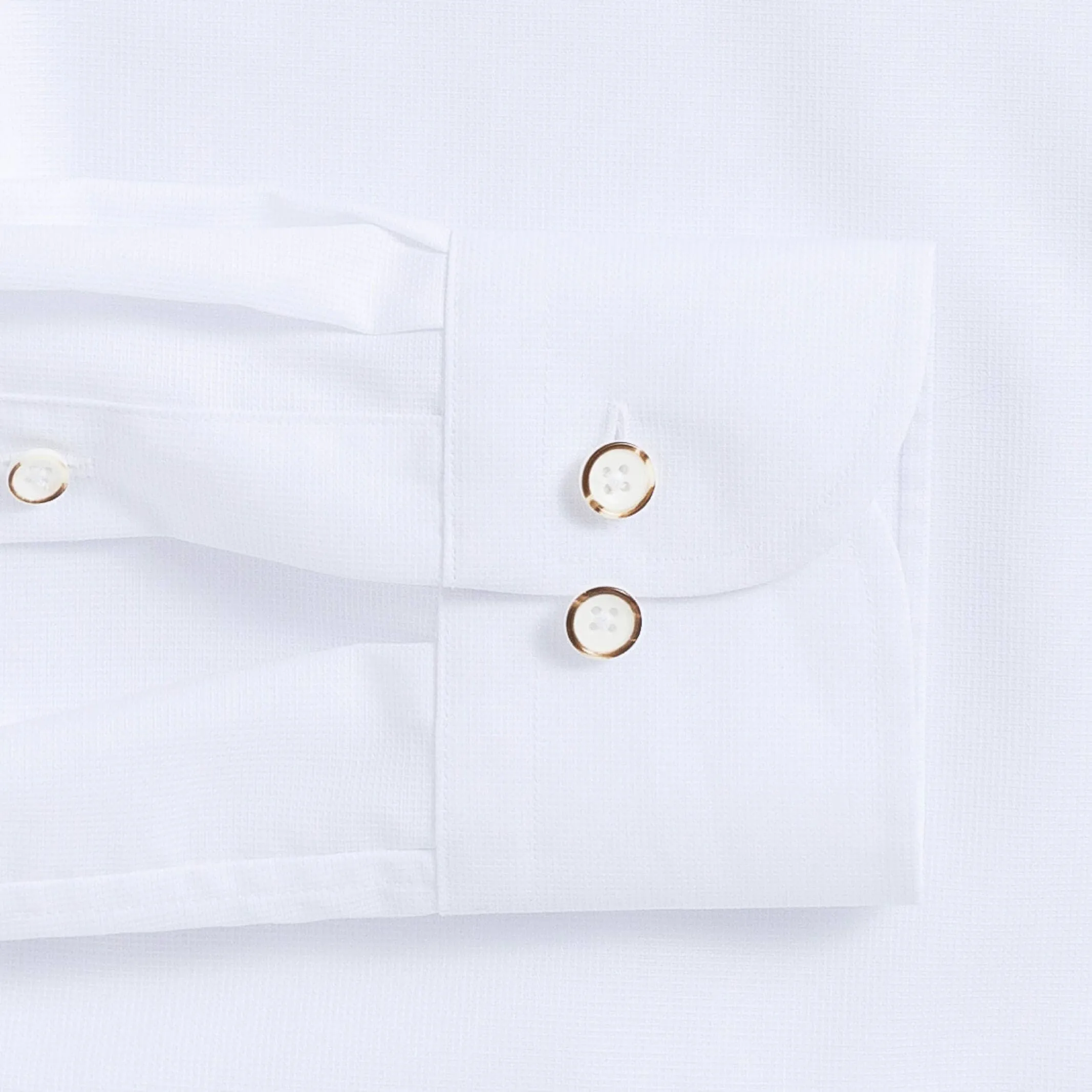 The White Evans Wrinkle Resistant Oxford Custom Shirt