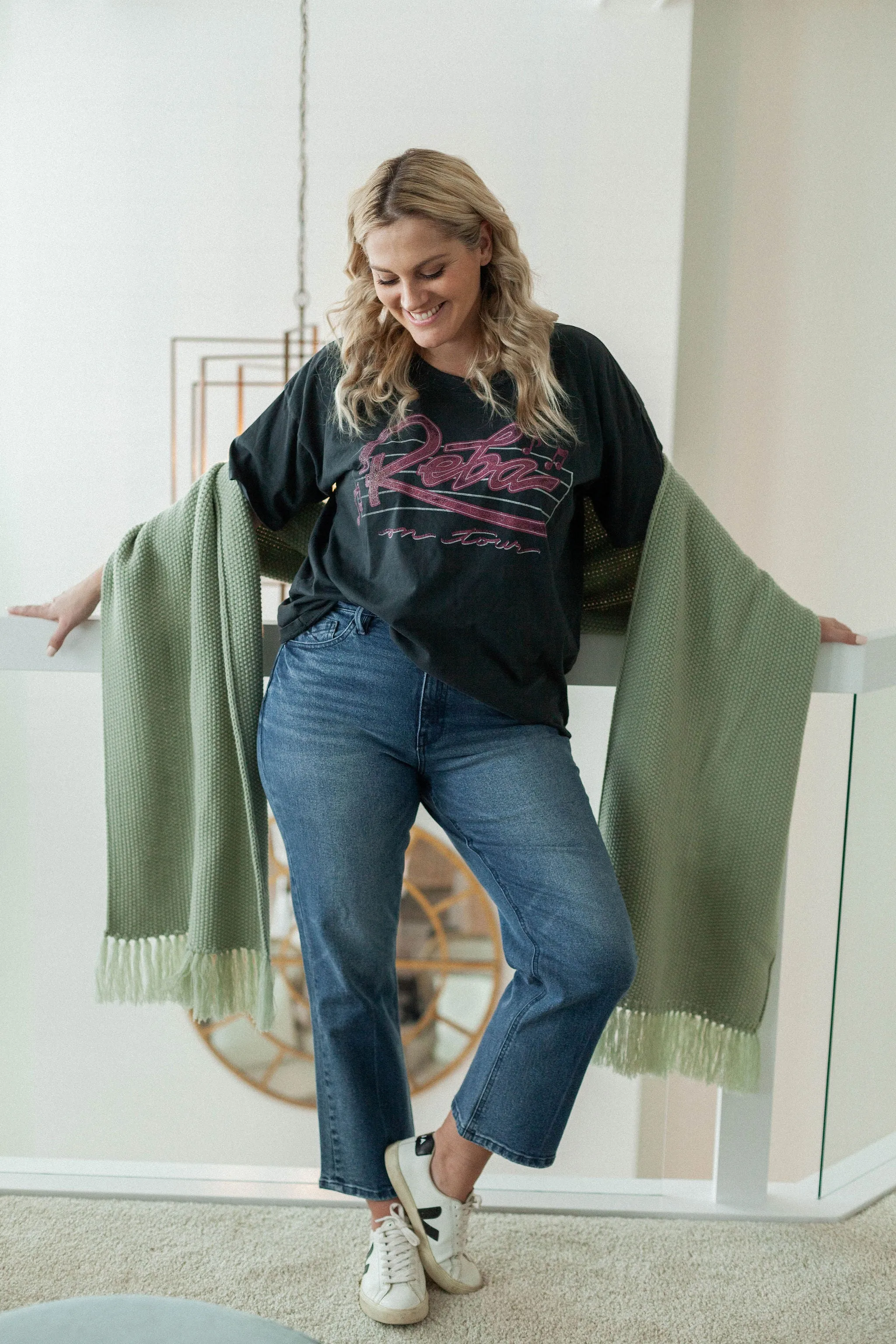 The Winslow Blanket Scarf - Dusty Sage