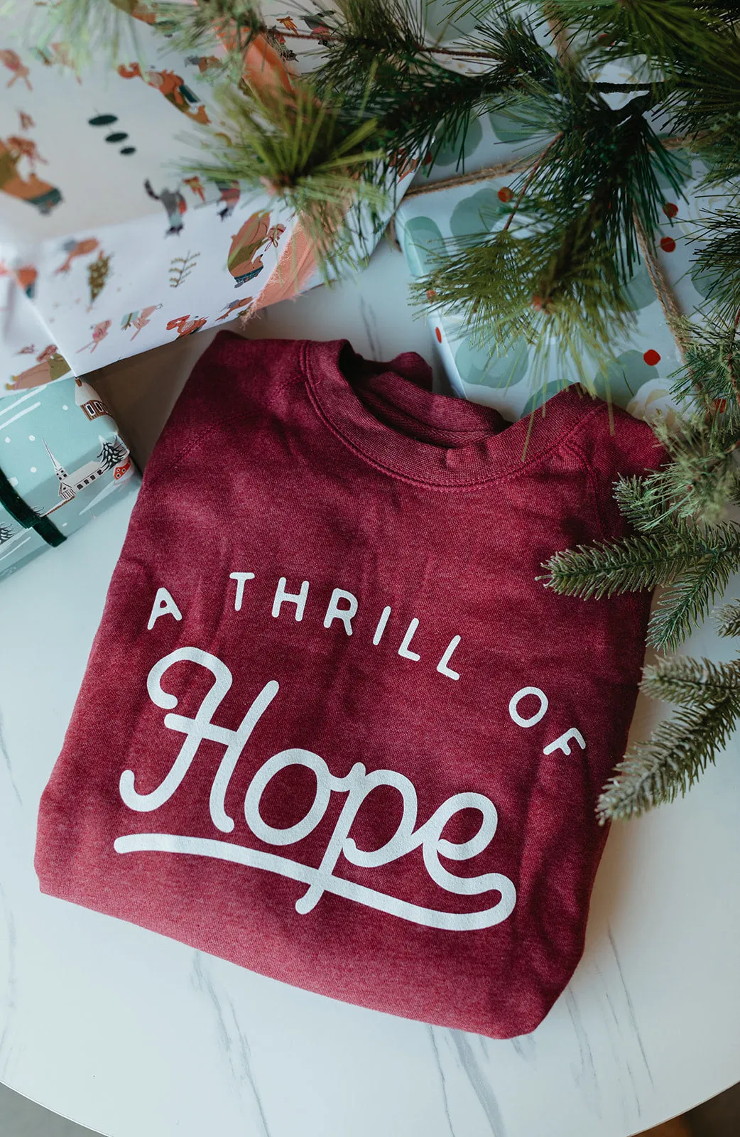 THRILL OF HOPE SWEATSHIRT