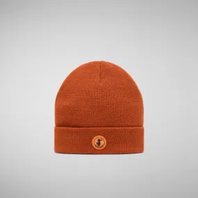 Unisex beanie Fivel in maple orange