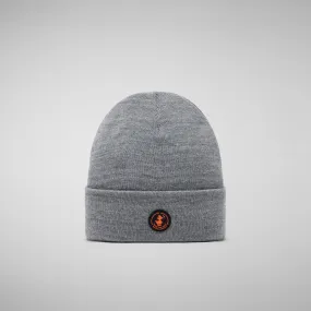 Unisex beanie Lou in light grey melange