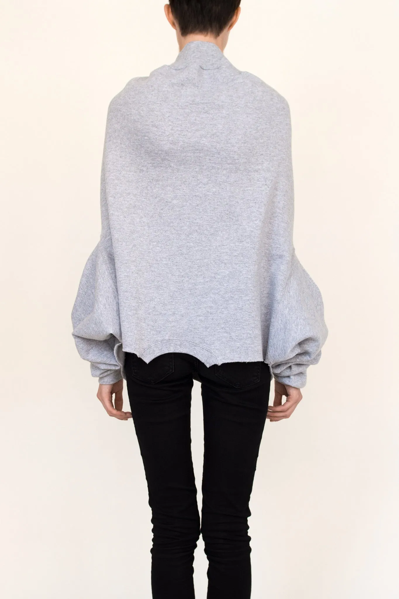 Upside Down Sweatshirt | Black