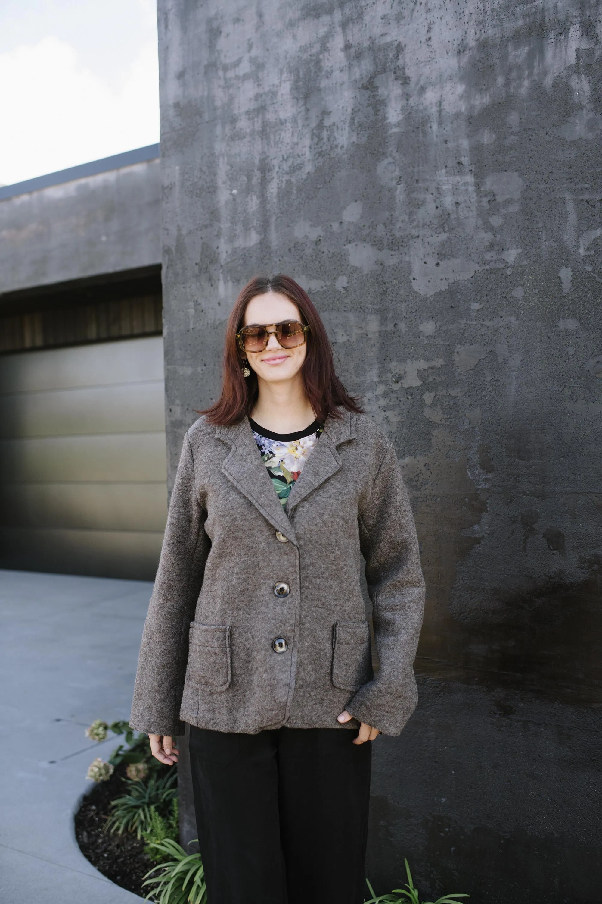 Urban Lux Boiled Wool Jacket