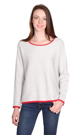 Velvet by Graham & Spencer Charon Contrast Trim Sweater