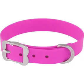 Vivid PVC Collar Hot Pink 25mm (1" Wide - 19-23" Length)