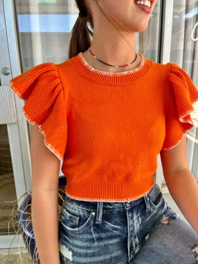 Wardrobe Staple Sunkist Cropped Sweater*