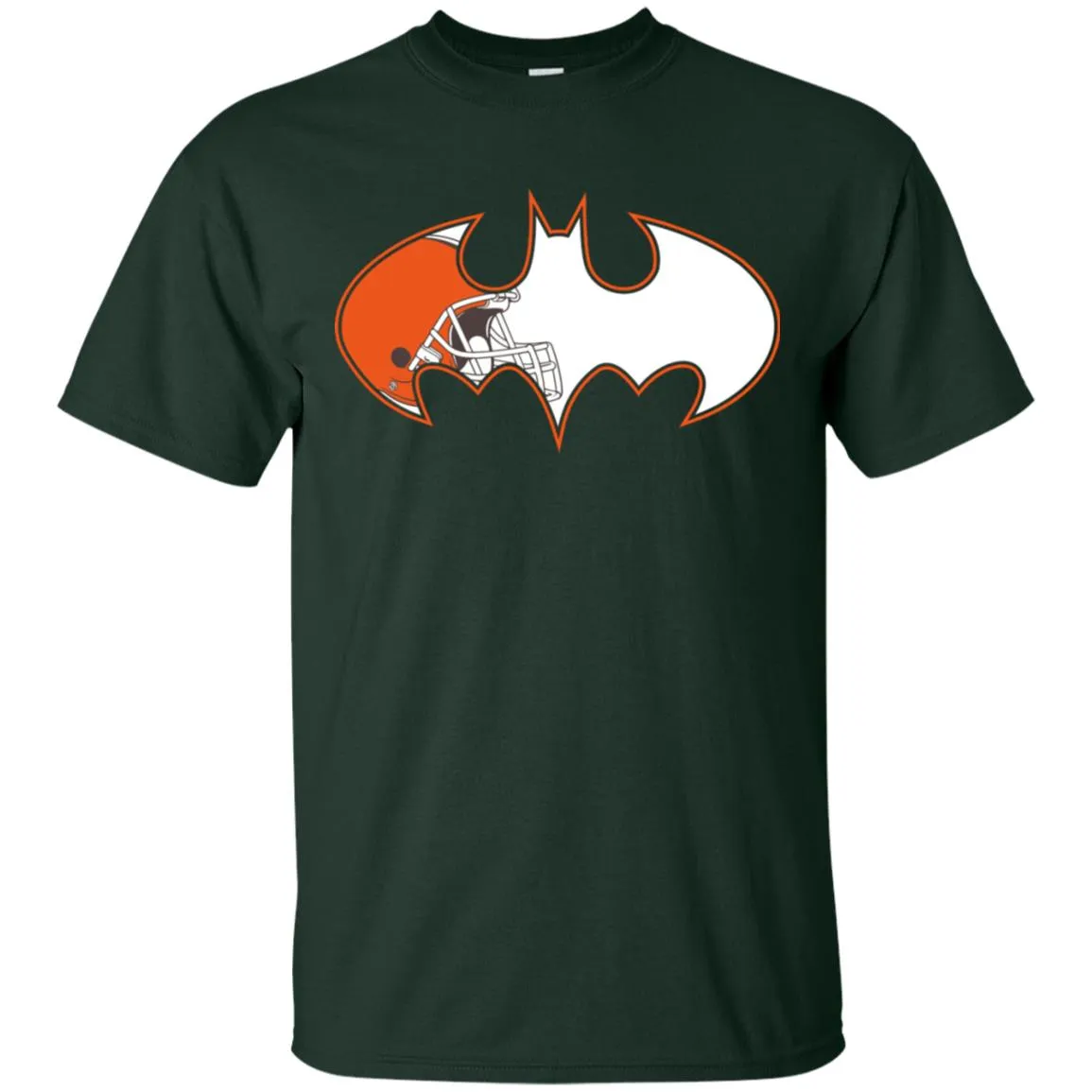 We Are The Cleveland Browns Batman Nfl Mashup Men Cotton T-Shirt