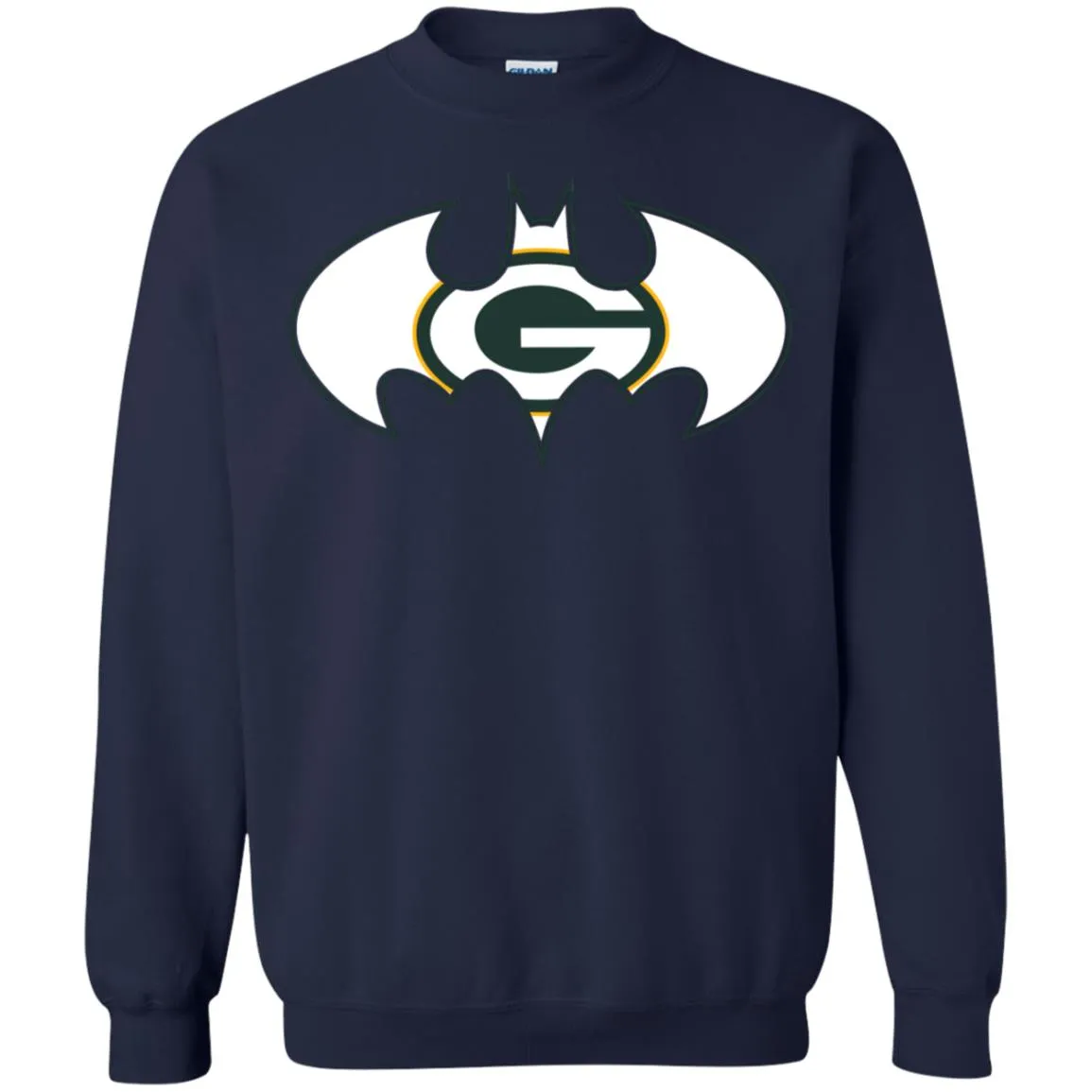 We Are The Green Bay Packers Batman Nfl Mashup Crewneck Pullover Sweatshirt