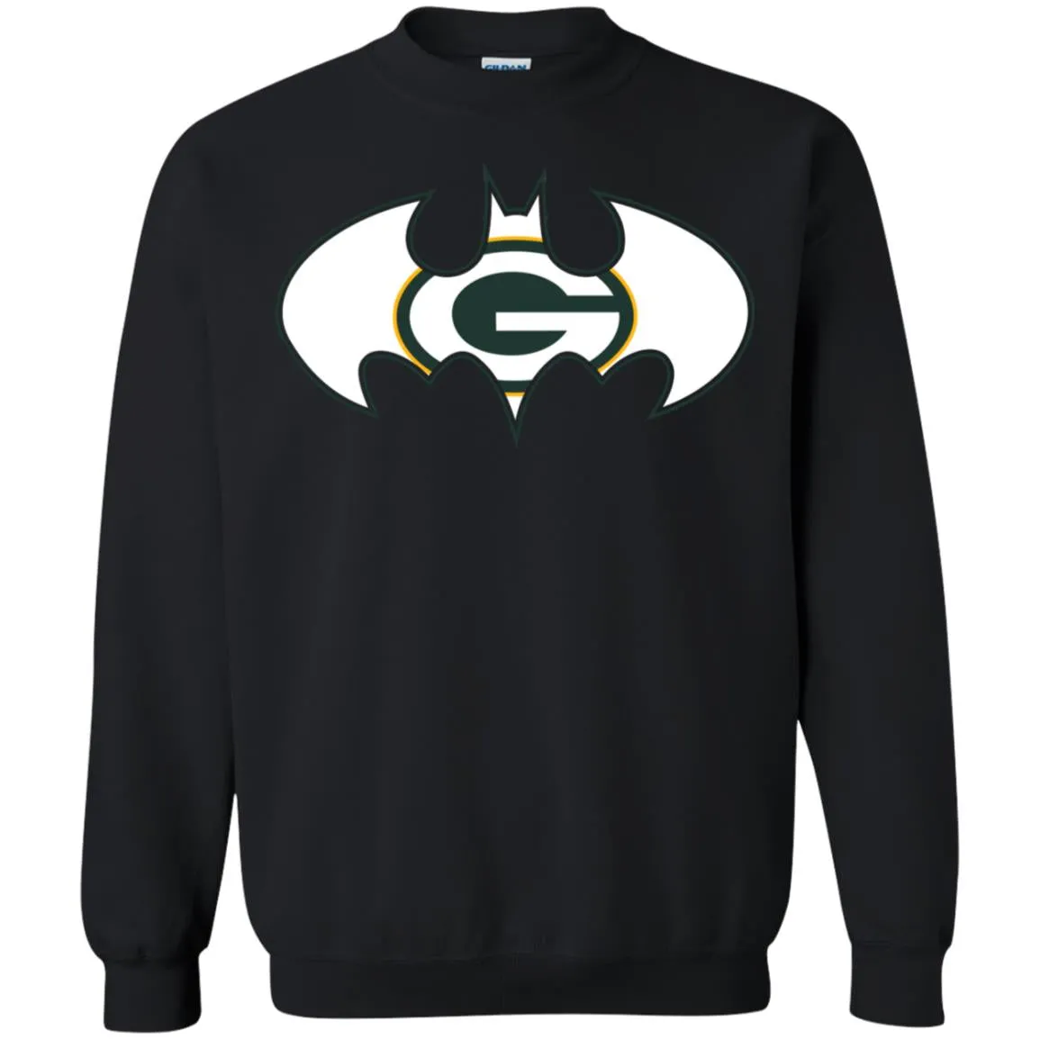 We Are The Green Bay Packers Batman Nfl Mashup Crewneck Pullover Sweatshirt