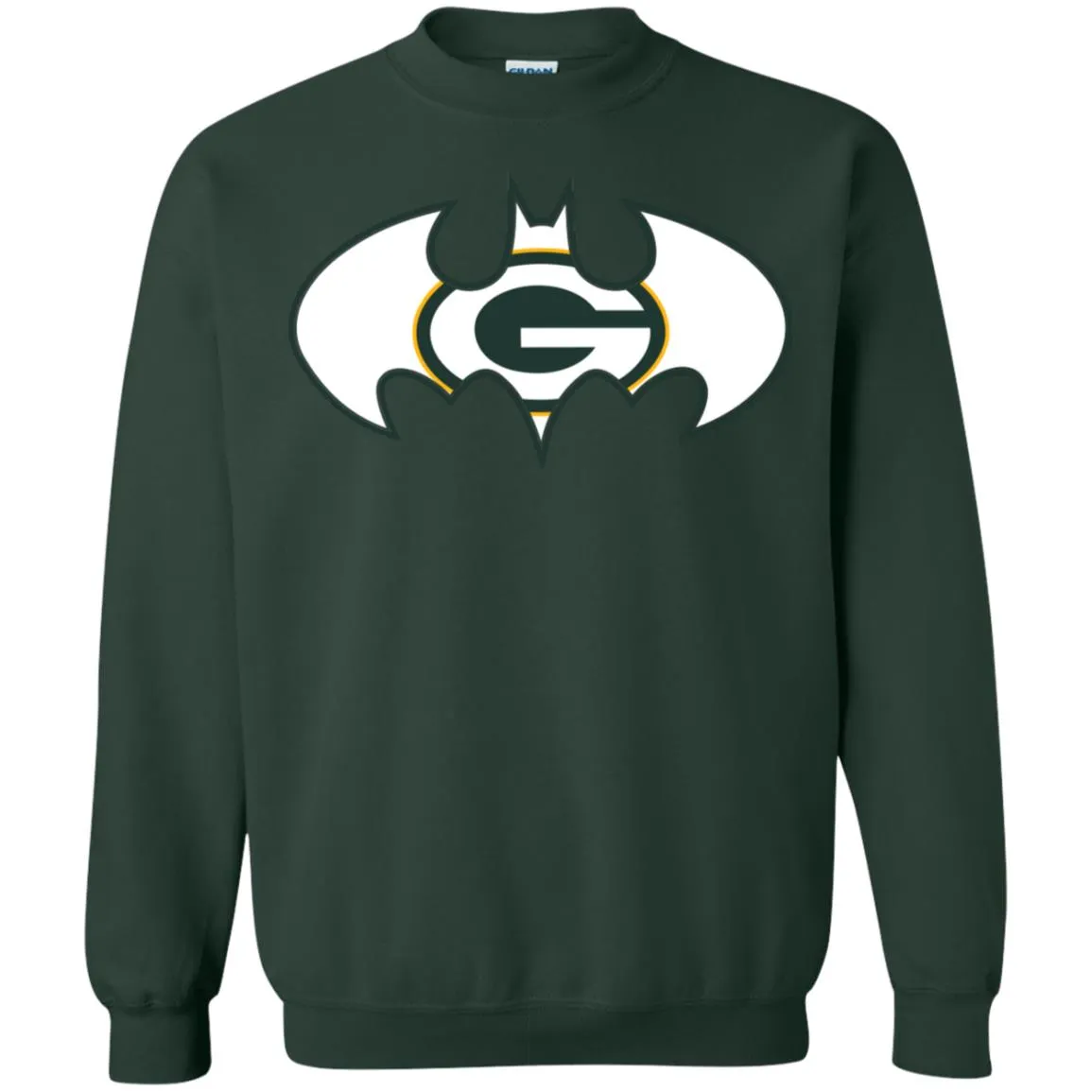 We Are The Green Bay Packers Batman Nfl Mashup Crewneck Pullover Sweatshirt