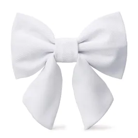 White Lady Dog Bow