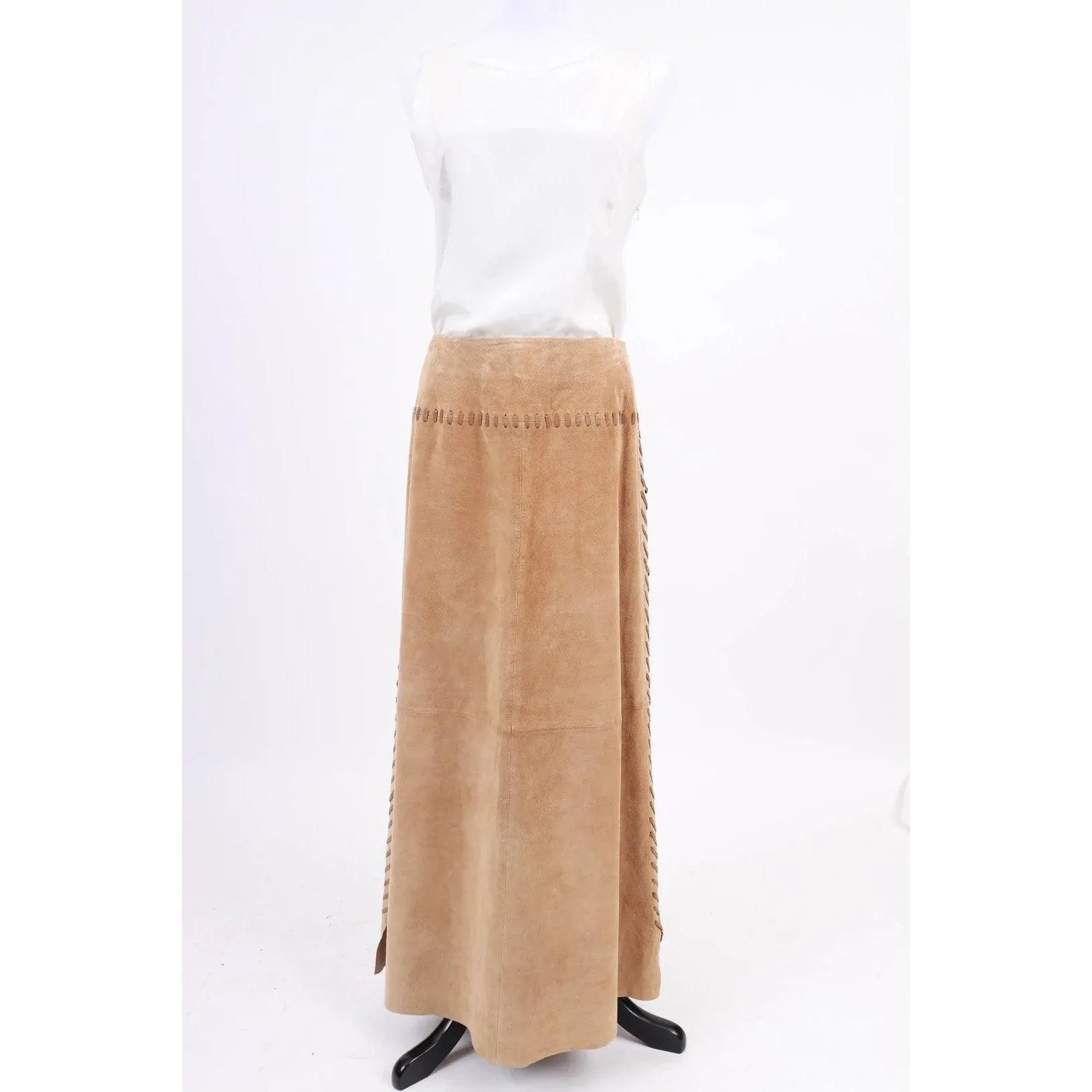 WILLI SMITH 90's Long Suede Skirt