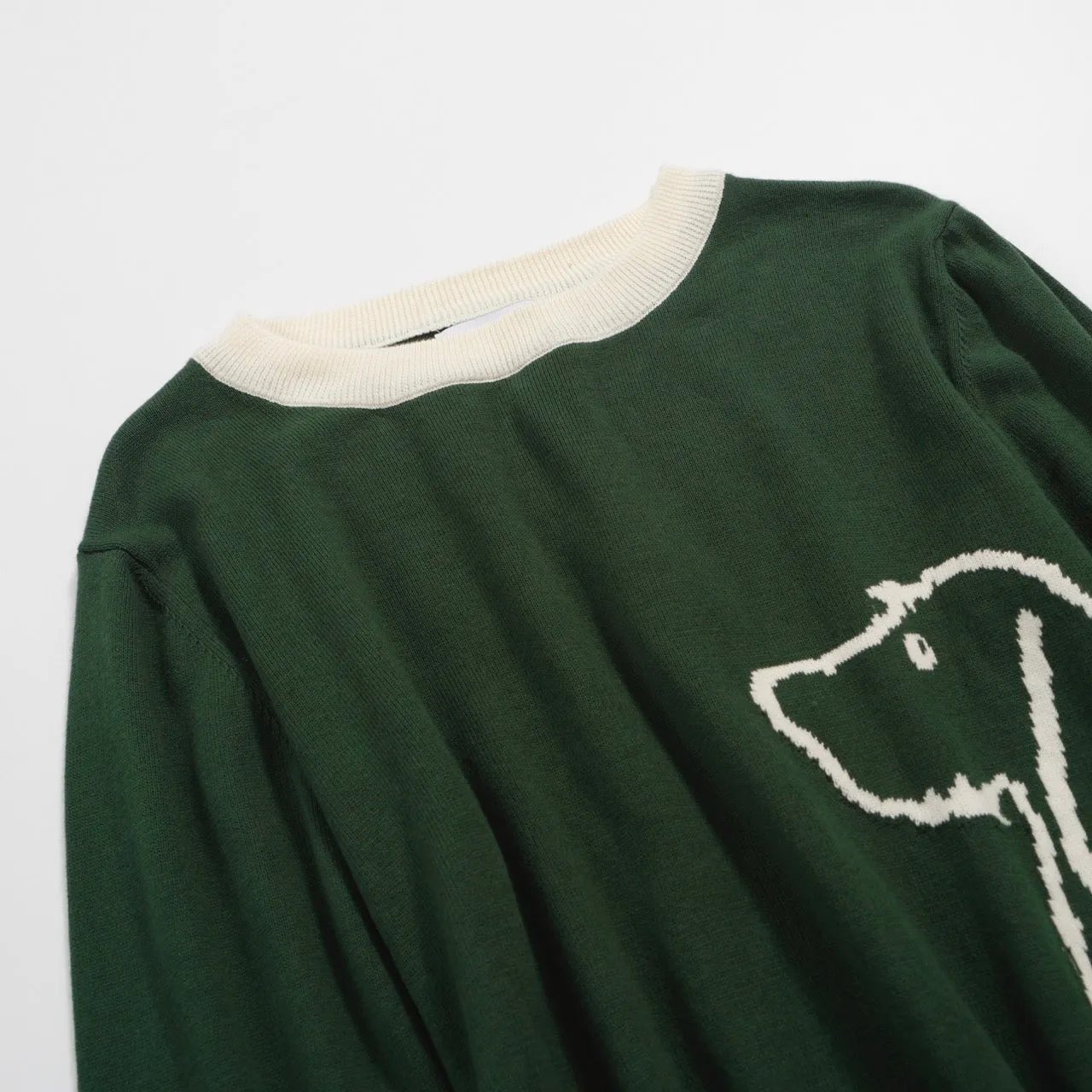 Women's dachshund vintage knit jumper