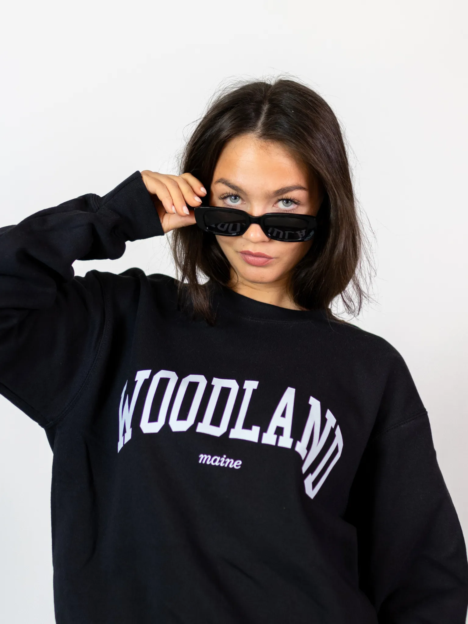 WOODLAND SWEATSHIRT - SORT